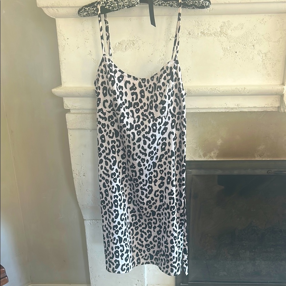 Leopard Print Women's Slip Dress